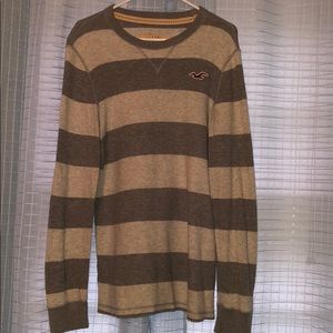 Men's Hollister 100% cotton waffle shirt